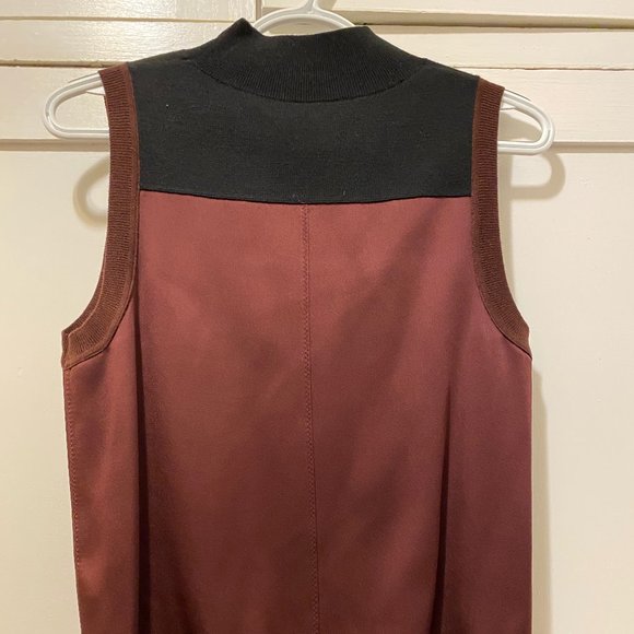 Rag & Bone Darcie Mixed-Media Mock-Neck Tank - Picture 2 of 5